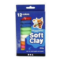 Creativ Company Zachte kleiset met diverse kleuren, 200gr.