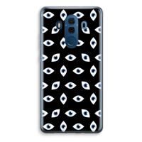 Eyes pattern: Huawei Mate 10 Pro Transparant Hoesje