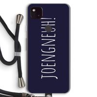 Joengneuh!: Pixel 4a 5G Transparant Hoesje met koord