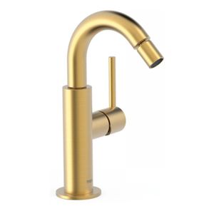 Bidetkraan Tres Study | Opbouw | Mengkraan | 1-hendel | Rond | 24k Goud mat