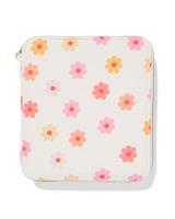 HEMA Etui 20x8cm Bloemenprint Bloemen Lichtroze