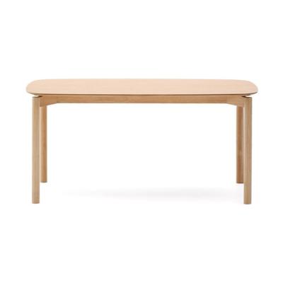 Kave Home Indara eettafel rechthoekig 140x90 cm Naturel