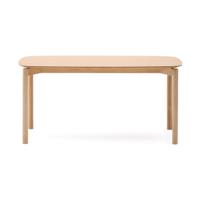 Kave Home Indara eettafel rechthoekig 140x90 cm Naturel