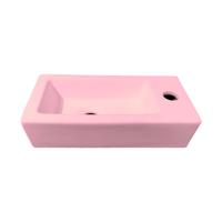 Best Design Fontein Morrano 37x18x9 cm Rechts Mat Roze