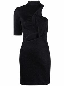 Stella McCartney robe asymétrique à découpes - Noir