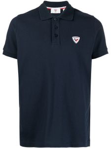 Rossignol polo à patch logo - Bleu