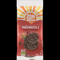 Zonnatura Maiswafels Pure Chocolade Bio 6 Stuks 75 g bij Jumbo