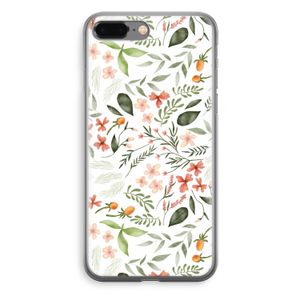 Sweet little flowers: iPhone 8 Plus Transparant Hoesje