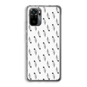 Pluimen: Xiaomi Redmi Note 10 Pro Transparant Hoesje