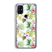 Gele kuif: OnePlus Nord N10 5G Transparant Hoesje