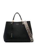 Emporio Armani debossed-logo tote bag - Noir - thumbnail