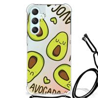 Samsung Galaxy S23 FE Stevig | Bumper Hoesje | Avocado Singing
