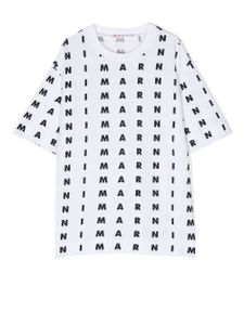 Marni Kids t-shirt imprimé à manches courtes - Blanc