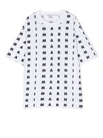 Marni Kids t-shirt imprimé à manches courtes - Blanc