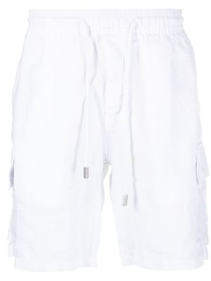 Vilebrequin bermuda en lin - Blanc