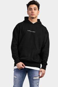 Family First Milano Box Logo Hoodie Heren Zwart - Maat S - Kleur: Zwart | Soccerfanshop