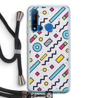8-bit N°8: Huawei P20 Lite (2019) Transparant Hoesje met koord