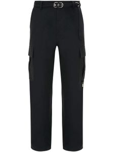 JW Anderson pantalon ceinturé à poches cargo - Noir