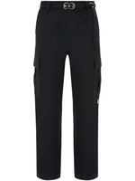 JW Anderson pantalon ceinturé à poches cargo - Noir