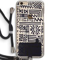 Marrakech print: iPhone 6 / 6S Transparant Hoesje met koord