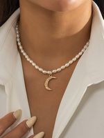 Maan Parel Halsketting - thumbnail