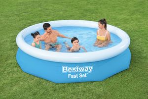 Bestway Fast Set Set Met Rond Opblaasbaar Zwembad 3,05 m x 66 cm
