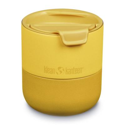 Klean Kanteen Rise Lowball 296Ml/10Oz + Flip Deksel Thermosbeker Old Gold 296ml