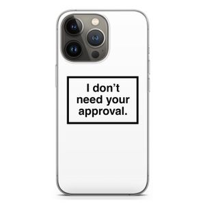 Don't need approval: iPhone 13 Pro Transparant Hoesje