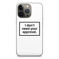 Don't need approval: iPhone 13 Pro Transparant Hoesje