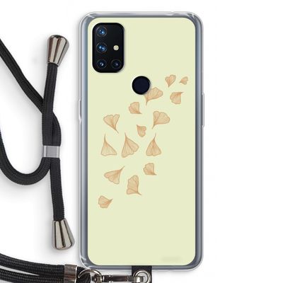 Falling Leaves: OnePlus Nord N10 5G Transparant Hoesje met koord