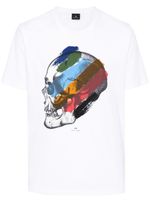 PS Paul Smith t-shirt à imprimé tête de mort - Blanc - thumbnail