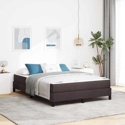 Boxspring bed Anders Donkerbruin 160 x 200 cm Stof