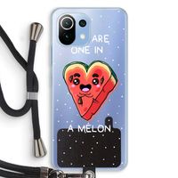 One In A Melon: Xiaomi Mi 11 Lite Transparant Hoesje met koord