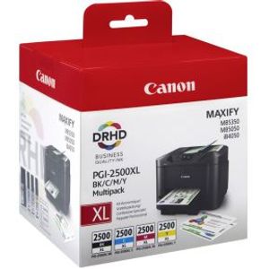 Canon PGI-2500XL C/M/Y/BK inktcartridge Origineel Zwart, Cyaan, Magenta, Geel