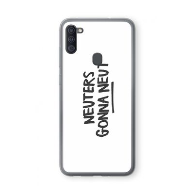Neuters: Samsung Galaxy A11 Transparant Hoesje