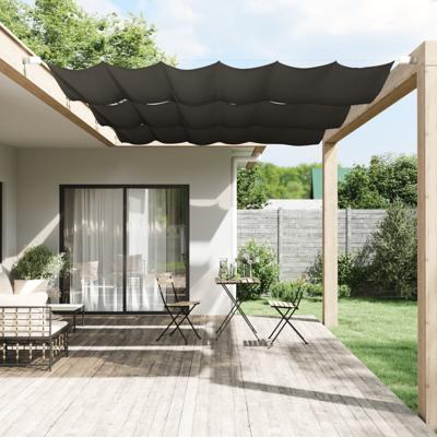 VidaXL Luifel verticaal 140x270 cm oxford stof antracietkleurig