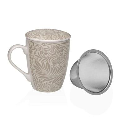 Kop met theefilter Versa Grijs