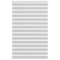 Zebra rolgordijn 145x200 cm stofbreedte 140,9 cm lichtgrijs