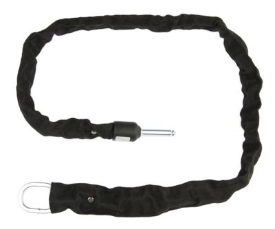 Pythonslot Ringslot plug-in ketting 120cm/ø 5,5mm, zwart