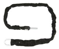 Pythonslot Ringslot plug-in ketting 120cm/ø 5,5mm, zwart
