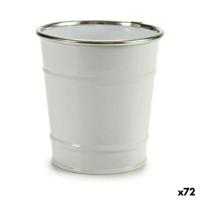 Grondlegger Ibergarden Wit Zilverkleurig Zink Kubus 10,5 x 10,5 x 10,5 cm (72 Stuks)