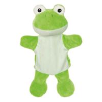 Goki handpop kikker, 21cm