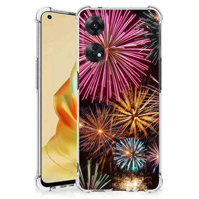 OPPO Reno8 T 4G Anti Shock Bumper Case Vuurwerk OPPO Reno8 T 4G Anti Shock Bumper Case Vuurwerk