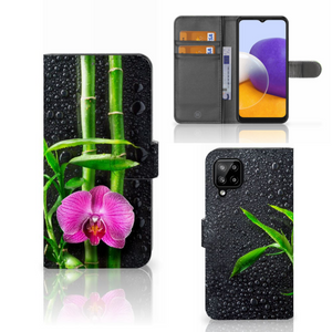 Samsung Galaxy A22 4G | M22 Hoesje Orchidee