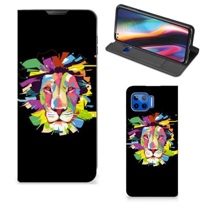 Motorola Moto G 5G Plus Magnet Case Lion Color Motorola Moto G 5G Plus Magnet Case Lion Color