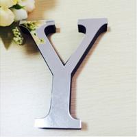 2 PC'S Home Decoratie creatieve persoonlijkheid Engelse letters acryl spiegel 3D DIY muur stickers (Y)