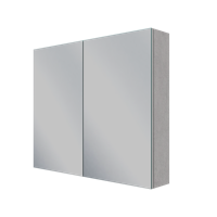 Linie Montro spiegelkast 90 x 75 cm beton grijs - thumbnail