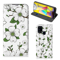 Samsung Galaxy M31 Smart Cover Dogwood Flowers - thumbnail