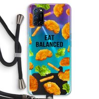 Eat Balanced: Oppo A72 Transparant Hoesje met koord