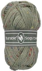 Durable Soqs Tweed 402 Seagrass